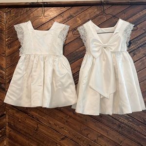 Flower girl dresses. $75 for both or $40 each